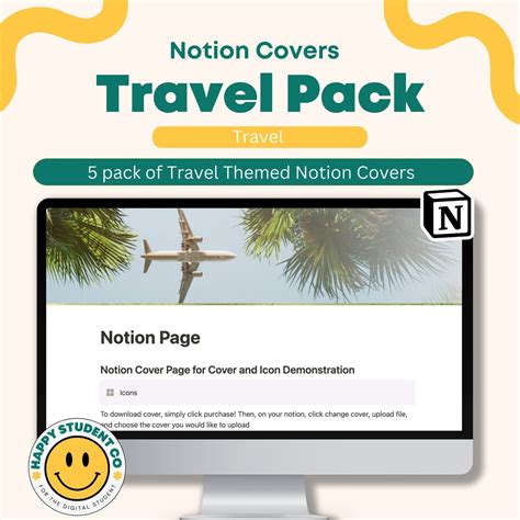 Notion Covers Notion Banners Notion Travel Travel Notion Aesthetic - Etsy