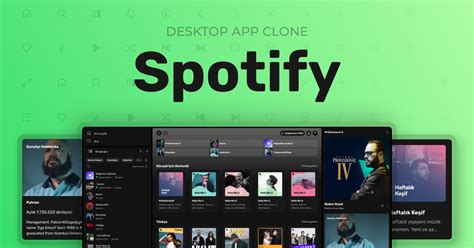 Spotify Desktop UI Clone Kürşad Şimşek