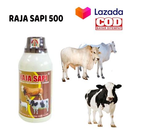 Obat Vitamin Sapi Raja Sapi Ml Penggemuk Pemacu Pertumbuhan Ternak