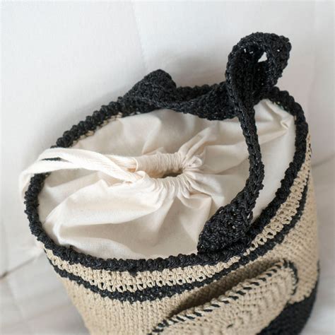 Crochet Pattern Round Pocket Bucket Bag Crochet Bucket Bag Etsy