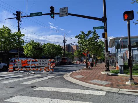 Robert Dyer @ Bethesda Row: Construction-related Arlington Road ...