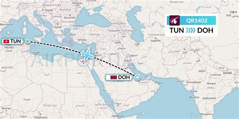 Qr Flight Status Qatar Airways Tunis To Doha Qtr