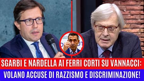 SGARBI CONTRO NARDELLA ACCUSE DI RAZZISMO IN UNO SCONTRO VIOLENTO CHE