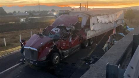 Así Fue La Volcadura De Un Tráiler En La Autopista Lerma Tenango Del Valle