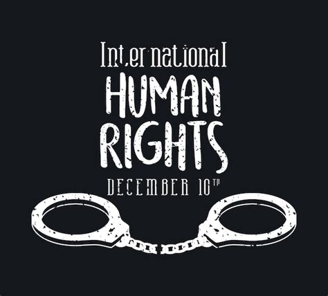 Premium Vector | International human rights and handcuffs design, december 10 theme.