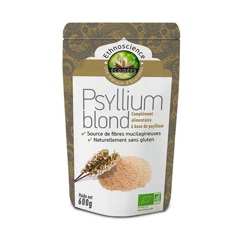 Téguments de psyllium blond 600g bio Greenweez