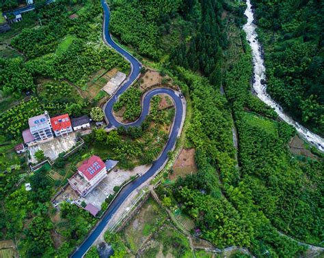 Aerial View Of Tianmu Mountain Natural Conservation Area In E China 3