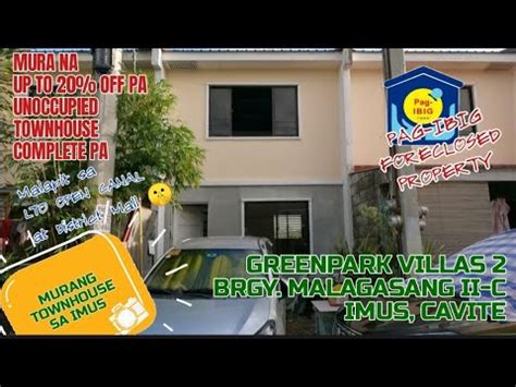 GANDA COMPLETE PA MURANG TOWNHOUSE GREENPARK VILLAS 2 IMUS CAVITE