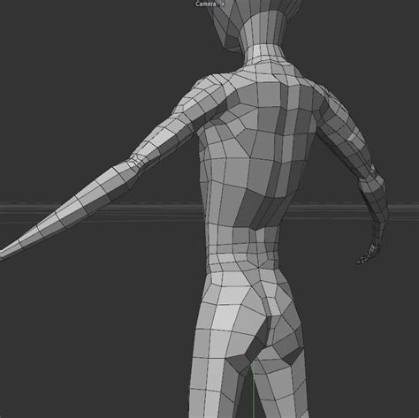 Stylized Low Poly Male Base Mesh Free Vr Ar Low Poly D Model