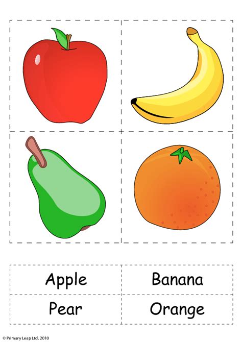 Fruits Flashcards Set Esl Worksheet By Letslearn