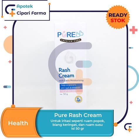 Jual Pure Baby Rash Cream Obat Ruam Popok Biang Keringat Ruam Susu