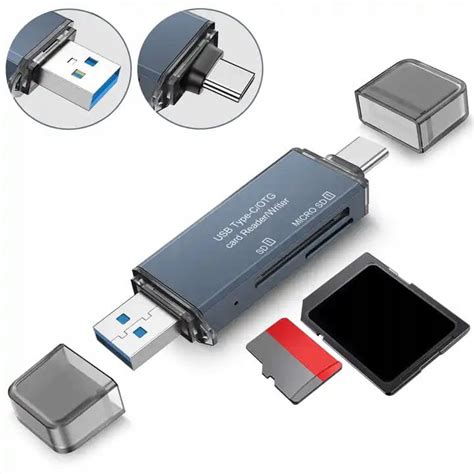 Czytnik Kart Pami Ci Sd Usb Usb C Adapter W Sd Micro Sd Tf Gb