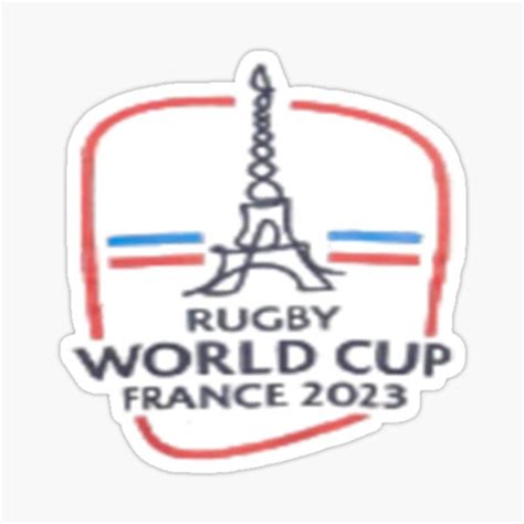 "2023 RUGBY WORLD CUP LOGO T-SHIRT - BLUE" Sticker for Sale by Chakil ...