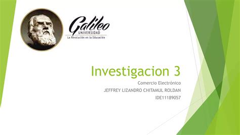 Investigacion Comercio Electronico Universidad Galileo Ppt