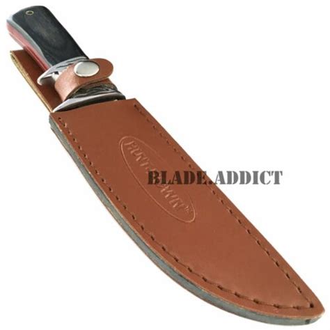 1025 Wood Hunting Survival Skinning Fixed Blade Knife Full Tang Army Bowie Ebay