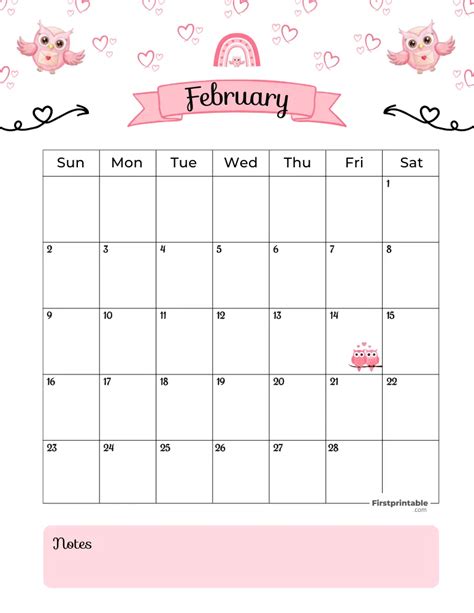 February 2025 Calendars Free Printable Fillable