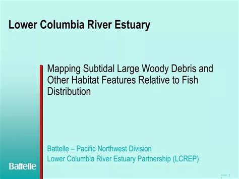 PPT - Lower Columbia River Estuary PowerPoint Presentation, free download - ID:310829