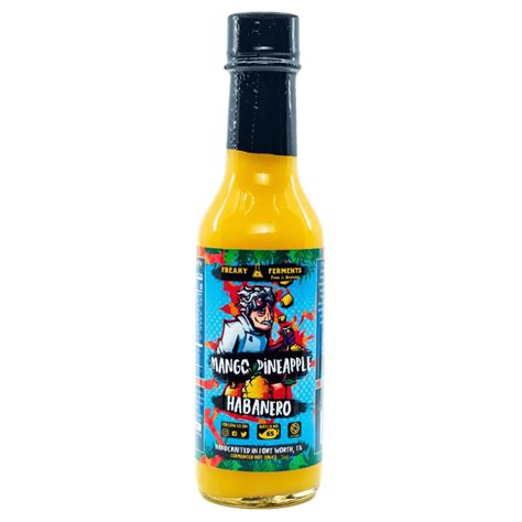 Freaky Ferments Mango Pineapple Habanero Fury Hot Sauce