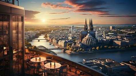 Premium AI Image Majestic Cologne Cathedral View Of The Klner Dom