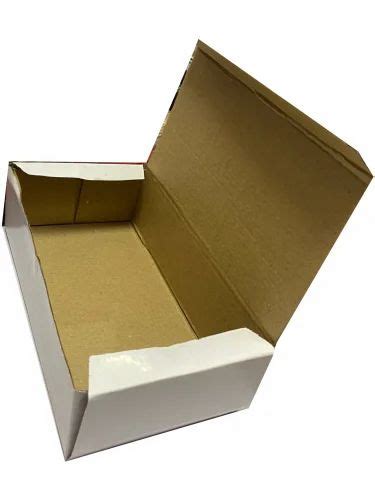 Single Wall 3 Ply 4kg White Die Cut Corrugated Packaging Boxes At Rs 12