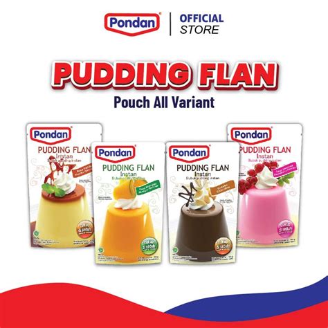 Jual Pondan Pudding Flan Pouch 100g Shopee Indonesia