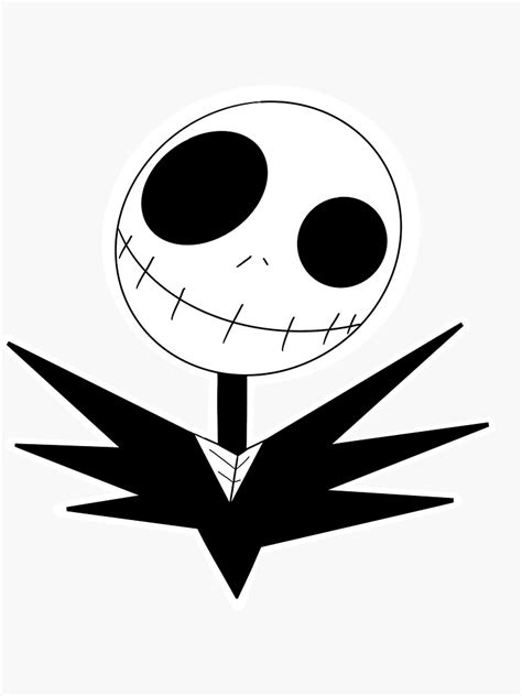 Jack Skeleton Sticker For Sale By Carolineze Redbubble