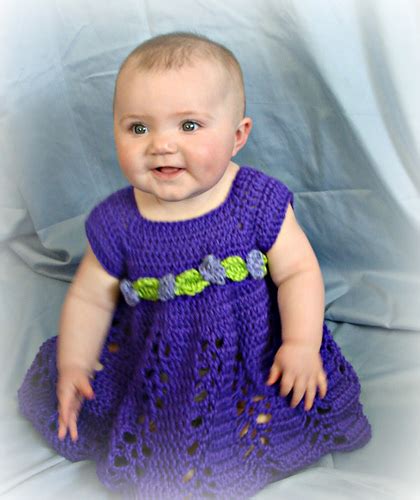 Ravelry Ribbon Lace Infant Dress Pattern By Kate Wagstaff