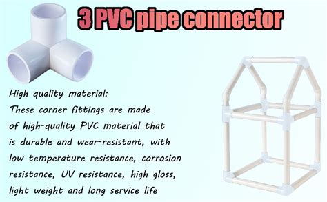 Lunkuivy 30 Pack 3 Way Pvc Elbow Fittings 3 4 Inch White Pvc Pipe Connectors 90