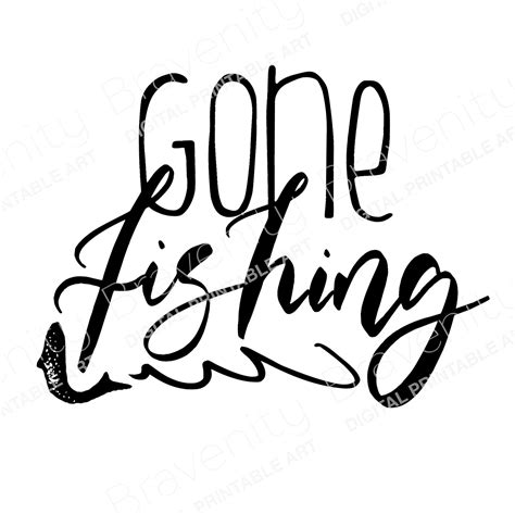 Printable Gone Fishing Sign