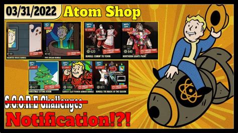 Fallout 76 New Year Xmas And Halloween Bundles Made A Return To Atom