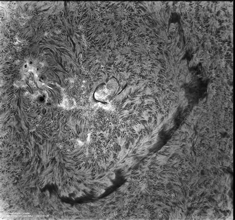 Ejections Et Filament Réfracteur 185 Askar 10 12 24 Astronomie