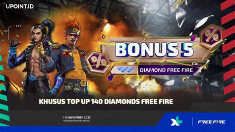 Top Up Diamonds Free Fire Mu Di UPOINT ID Pakai XL Dan Dapatkan