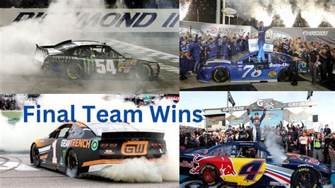 Team Final Wins Nascar - Win Big Sports