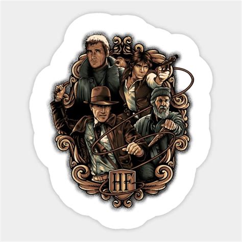 Harrison Ford - Movie - Sticker | TeePublic