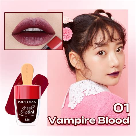 Implora Cheek Liptint 5 5gr Vampire Blood BPOM Lip Tint Implora 6