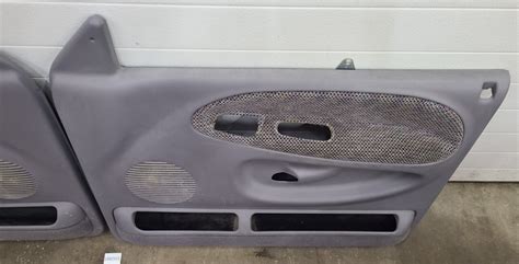 Oem Dodge Ram Interior Door Panels Front Quad Cab Light Grey