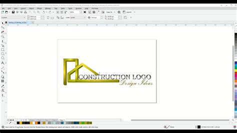 Logo Design In CorelDraw CorelDraw Me Logo Design Kaise Banaye