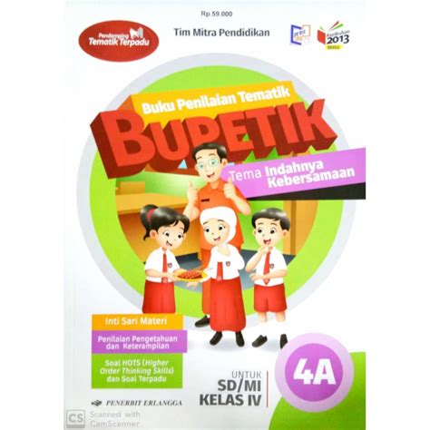 Jual Buku Erlangga Sd Mi Bupetik A Kelas Kurikulum New