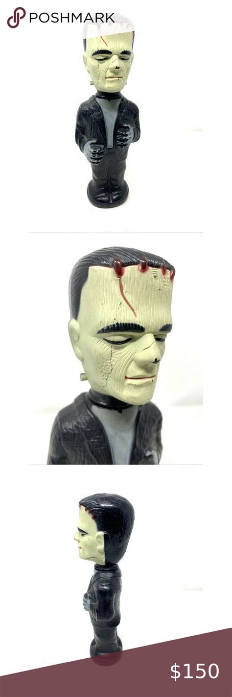 Vtg 1960 S Frankenstein Soaky Bubble Bath Bottle Colgate Palmolive With