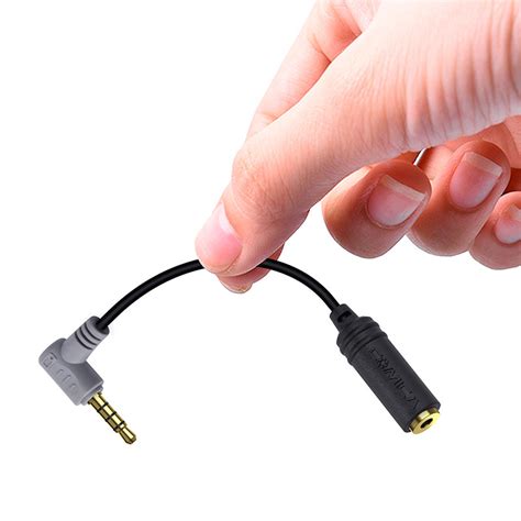 Audio Cable Adapter TRS 3 5mm Female TRRS For Smartphone CoMica Ikan