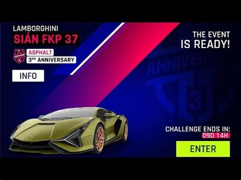 Asphalt 9 Switch 3rd Anniversary Of Asphalt 9 Burst Of Speed Event