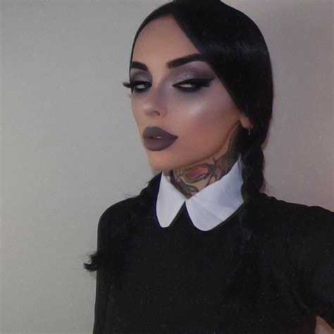 Wednesday Addams Eye Makeup