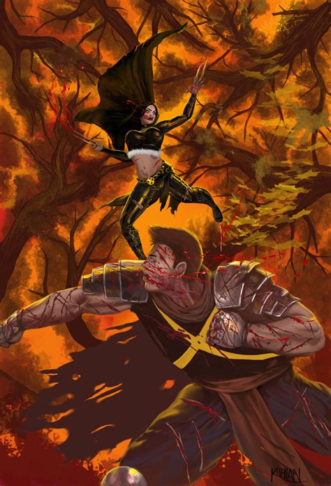 X 23 And Wingbat Fight Of The Year By Kaihlan Hentai Foundry