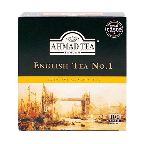 Ahmad English Tea No 1 Tea Bags 100 Madani Fine Foods