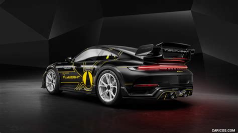 Techart Gtstreet R Flyweight Based On Porsche 911 Turbo S 2023my Rear Three Quarter