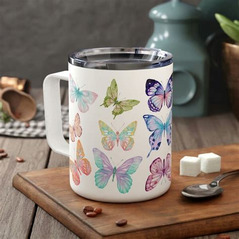 Butterfly Coffee Mug Etsy