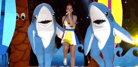 Katy Perry Super Bowl Dancing Shark GIFs