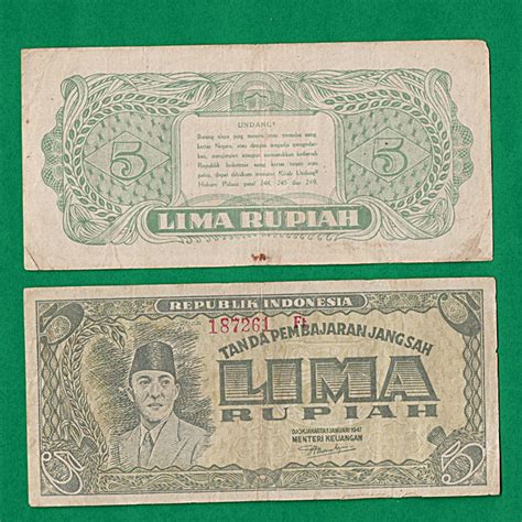 Jual Uk Uang Kuno Asli Rupiah Seri Soekarno Tahun Uang Lama