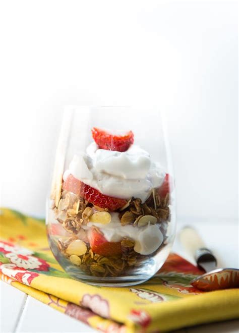 Strawberry Granola Yogurt Parfait A Zesty Bite