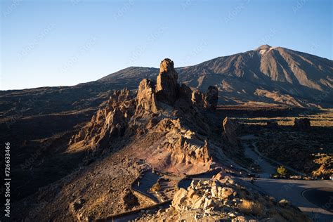 Sendero Roques De Garc A W Parku Narodowym Teide Teneryfa Wyspy